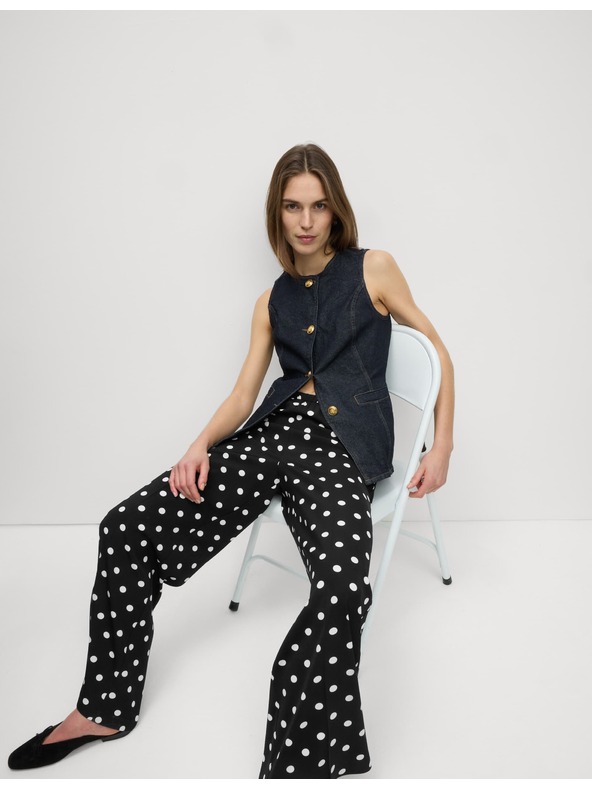 Marks & Spencer Állatmintás bő szárú nadrág Marks & Spencer