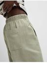 Marks & Spencer Zöld színezett rugalmas szűkített nadrág húzózsinórral Marks & Spencer