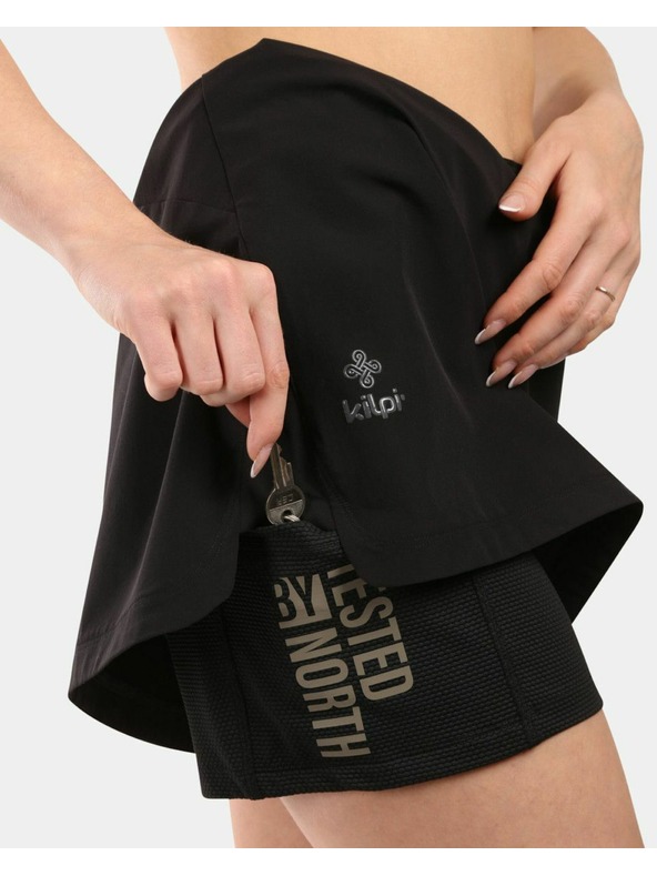 Kilpi Kilpi NINA-W praktikus outdoor szoknya aktív nőknek Fekete