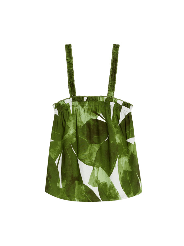 Marks & Spencer Marks & Spencer ujjatlan felső 100% pamutból nyomott mintával