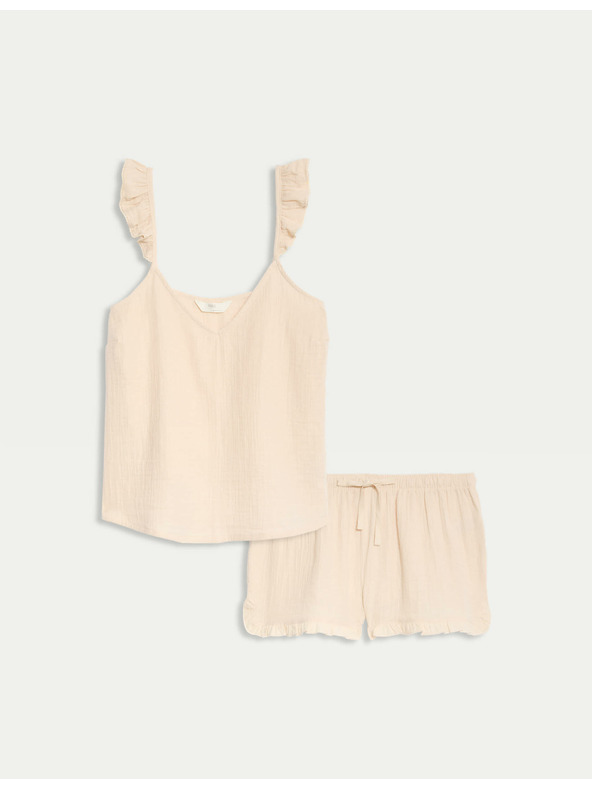 Marks & Spencer Marks & Spencer rövid pizsama szett narancssárga