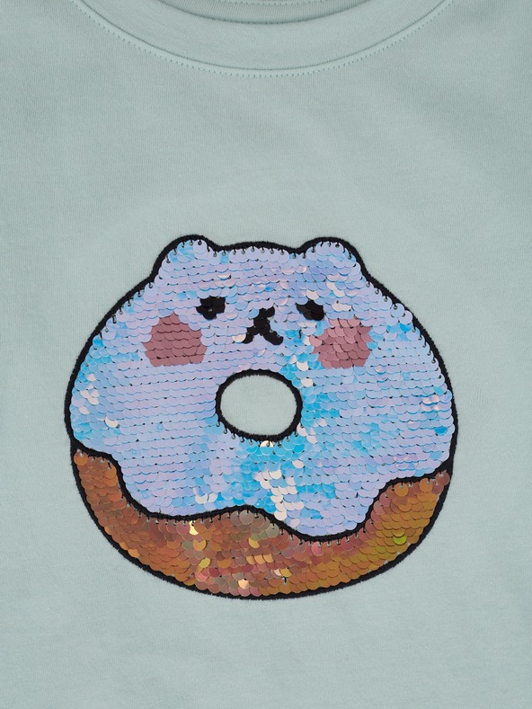 GAP Gyerek póló flitterekkel GAP