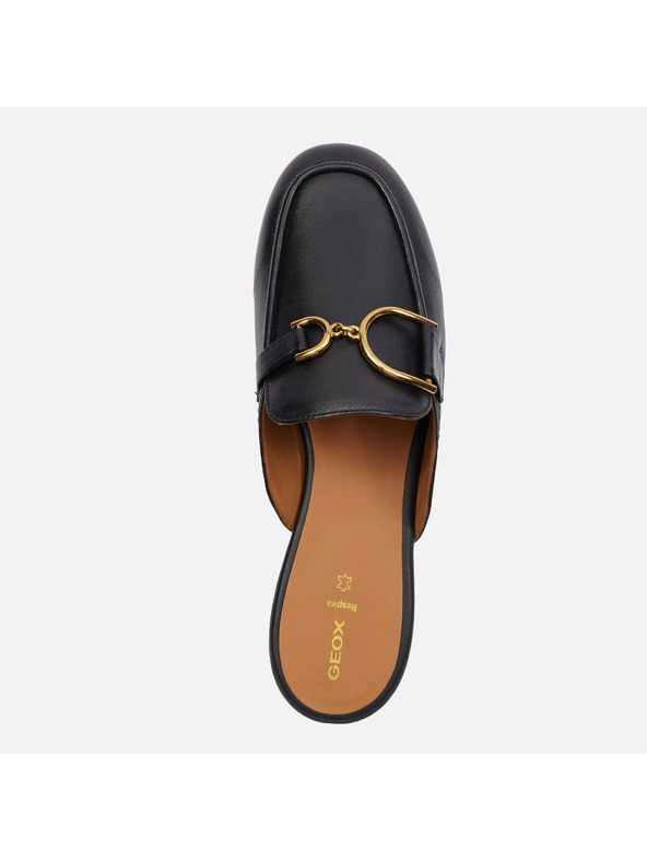 Geox Fekete női Geox Palmaria papucsok