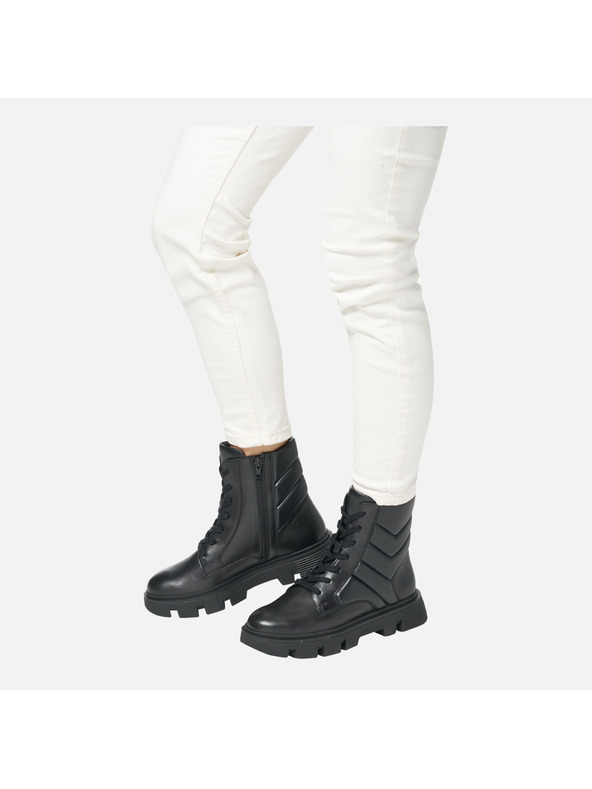 Geox Fekete Női bokacsizma Geox Vilde