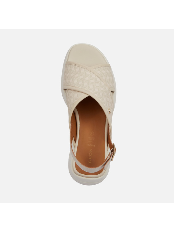 Geox Krémes Geox Spherica Ecub-3 S női szandál