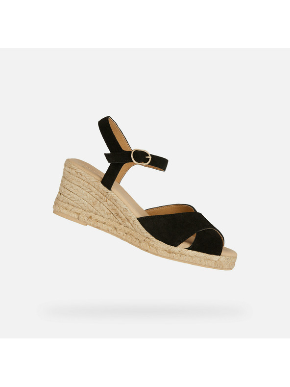 Geox Fekete Geox Gelsa Low női szandál