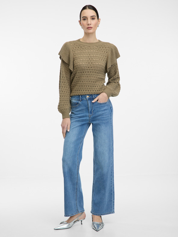 Orsay ORSAY kék női wide leg farmernadrág