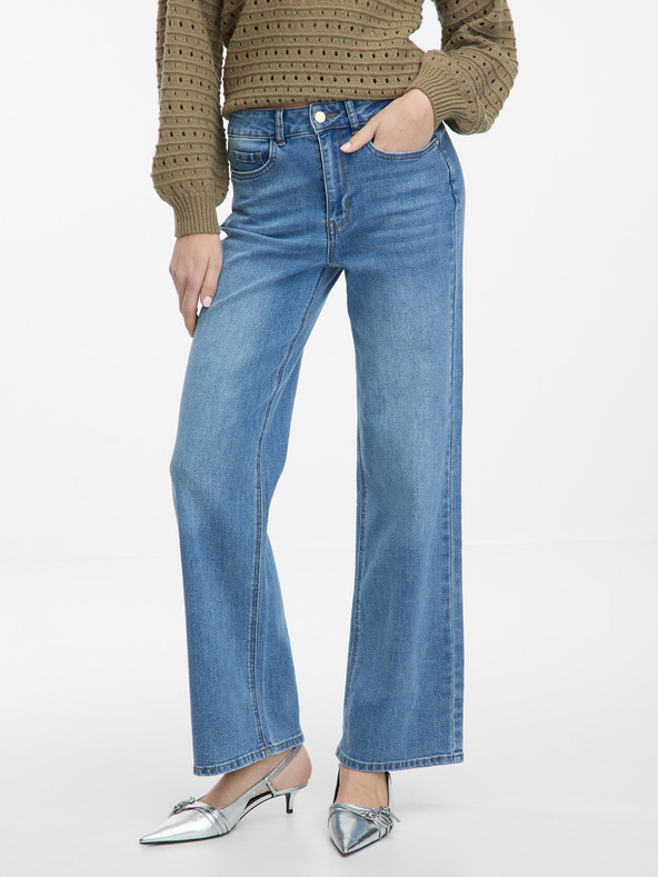 Orsay ORSAY kék női wide leg farmernadrág