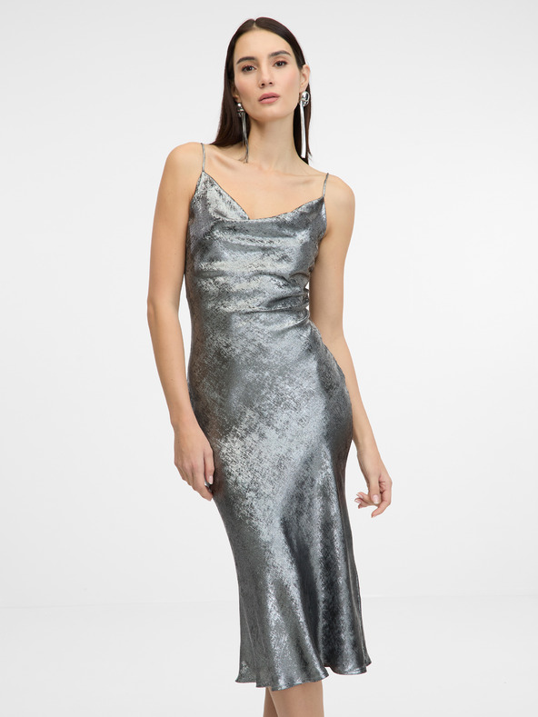 Orsay ORSAY ezüst női pántos ruha