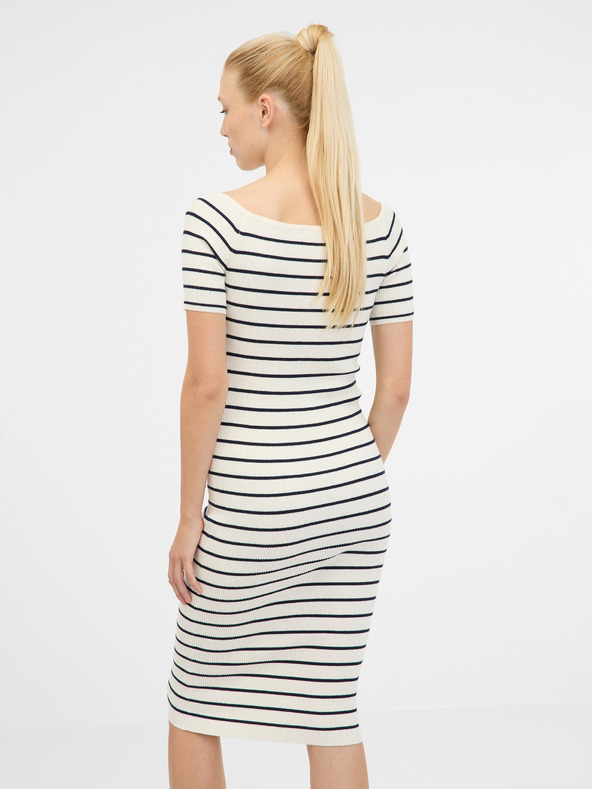 Orsay ORSAY krémszínű női midi ruha