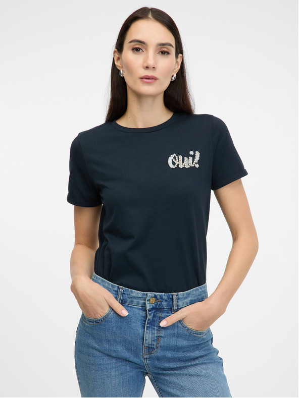 Orsay ORSAY sötétkék női rövid ujjú póló