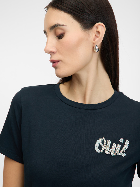 Orsay ORSAY sötétkék női rövid ujjú póló