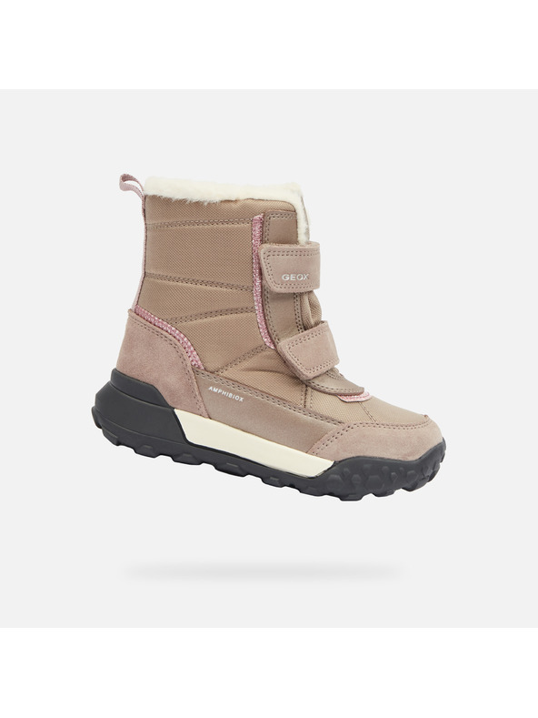 Geox Bézs Geox Trekkyup lány téli cipő