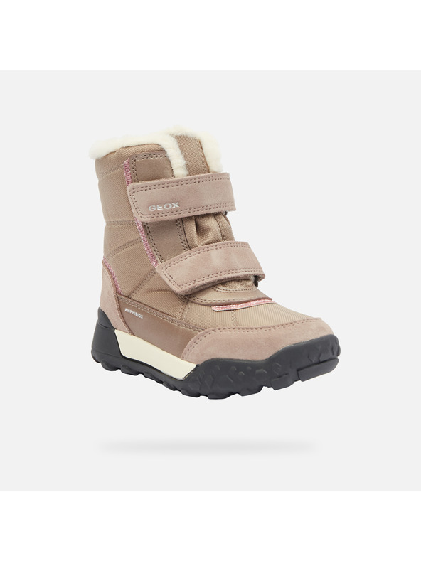 Geox Bézs Geox Trekkyup lány téli cipő