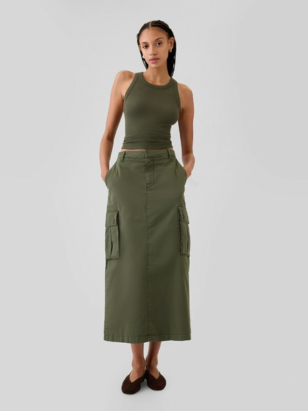 GAP Midi szoknya zsebekkel Utility Cargo GAP