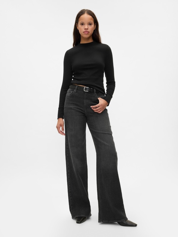 GAP Bordás kötött póló GAP