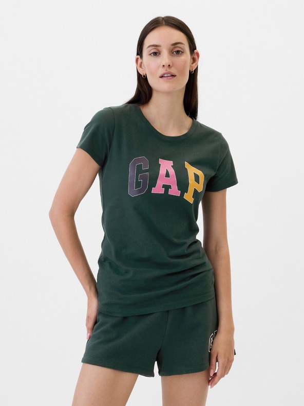 GAP GAP logó v-ss camo arch póló