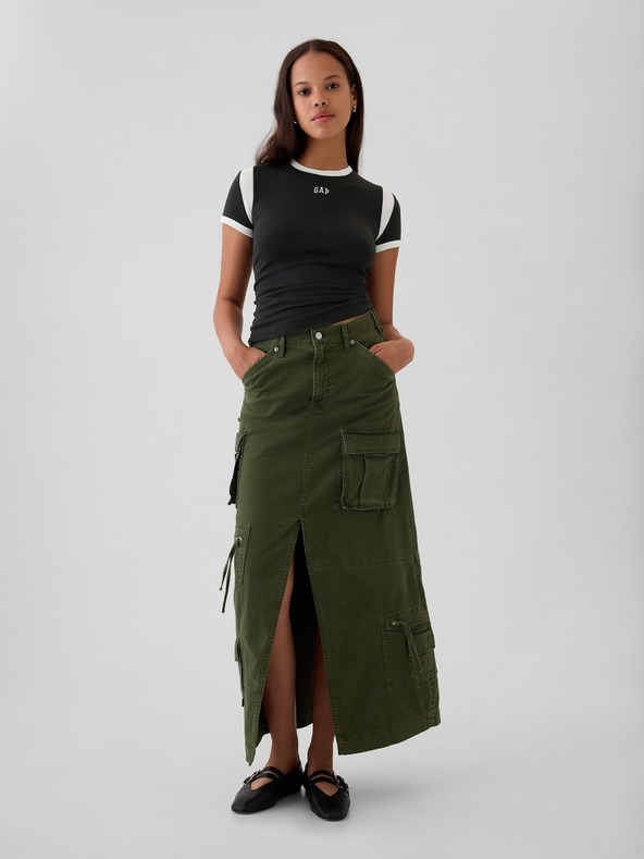 GAP GAP logó v-ss camo arch póló