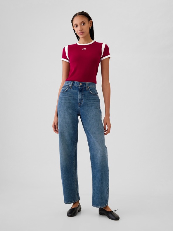 GAP GAP logó v-ss camo arch póló