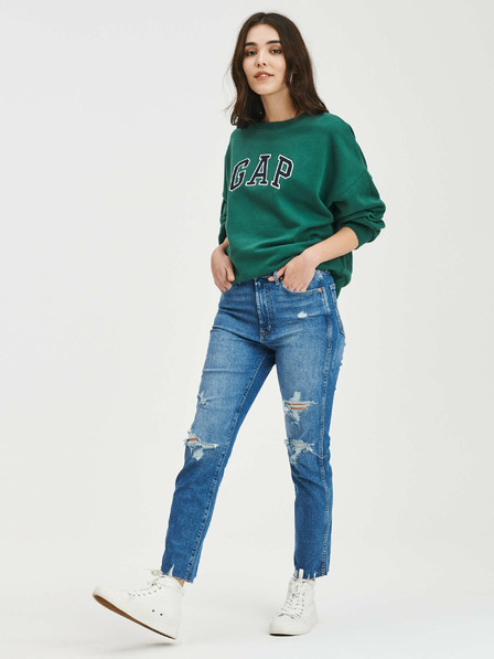 GAP Nadrágok slim High Rise Destructed Vintage GAP