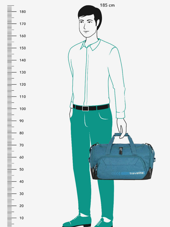 Travelite Kick Off Duffle M Petrol Táska