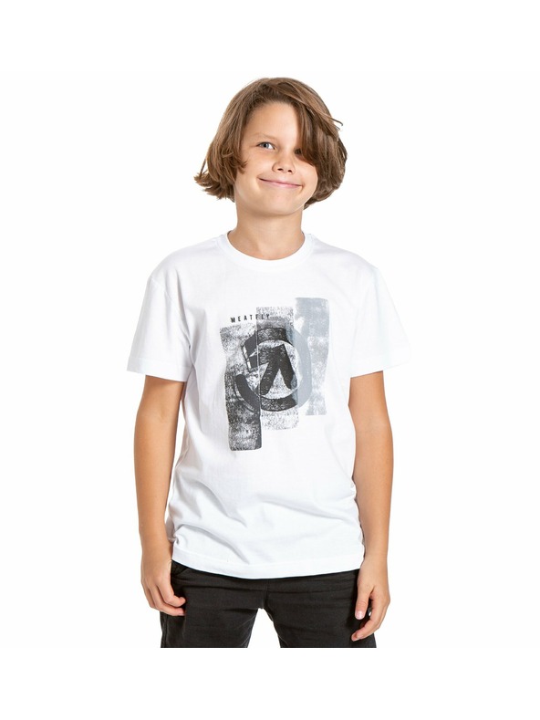 Meatfly Meatfly gyerek póló Artee White | Fehér | Méret