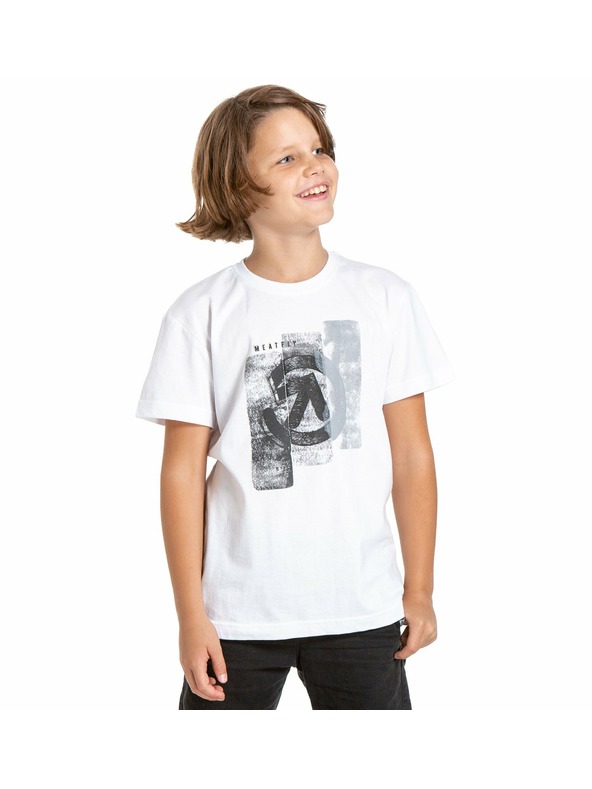 Meatfly Meatfly gyerek póló Artee White | Fehér | Méret