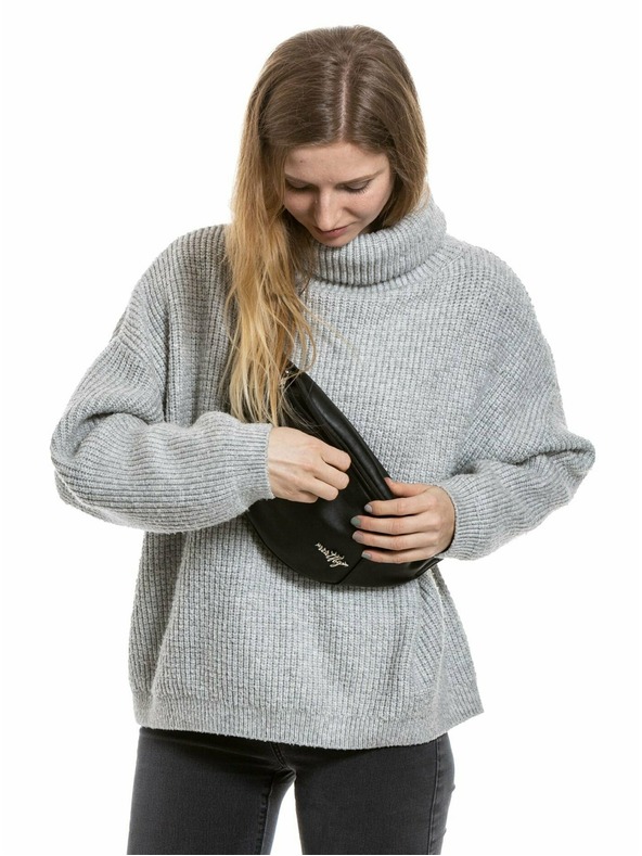 Meatfly Meatfly női övtáska Priya Black | Fekete | Térfogat 4 L