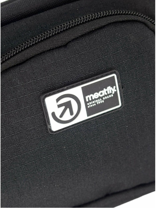 Meatfly Meatfly övtáska Wally Black Ripstop | Fekete | Méret
