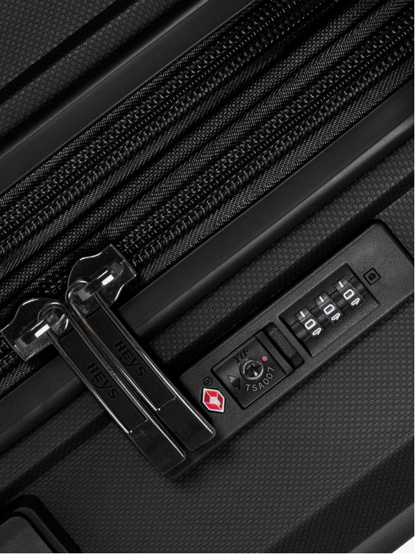 Heys Heys Airlite 3 darabos fekete utazóbőrönd szett S,M,L Fekete