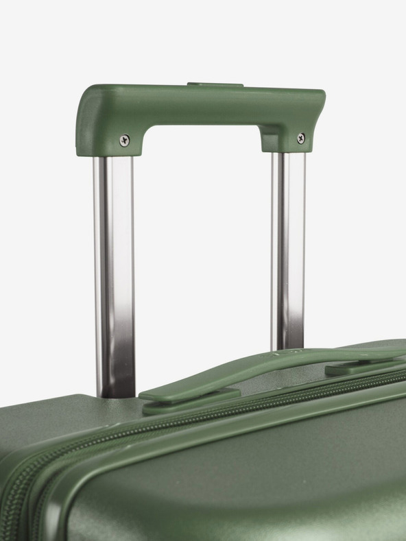 Heys Heys Earth Tones 3 darabos zöld utazóbőrönd szett S,M,L Moha