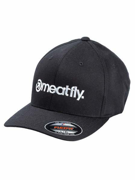 Meatfly Meatfly Brand Flexfit Black | Fekete | Méret