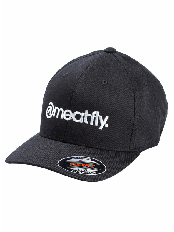Meatfly Meatfly Brand Flexfit Black | Fekete | Méret