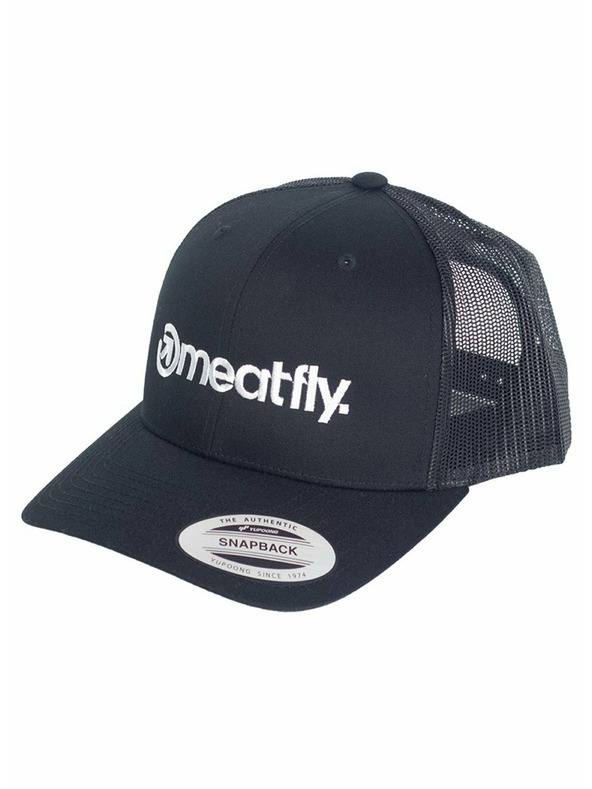 Meatfly Meatfly baseball sapka Logo Trucker B - Fekete | Fekete | Méret