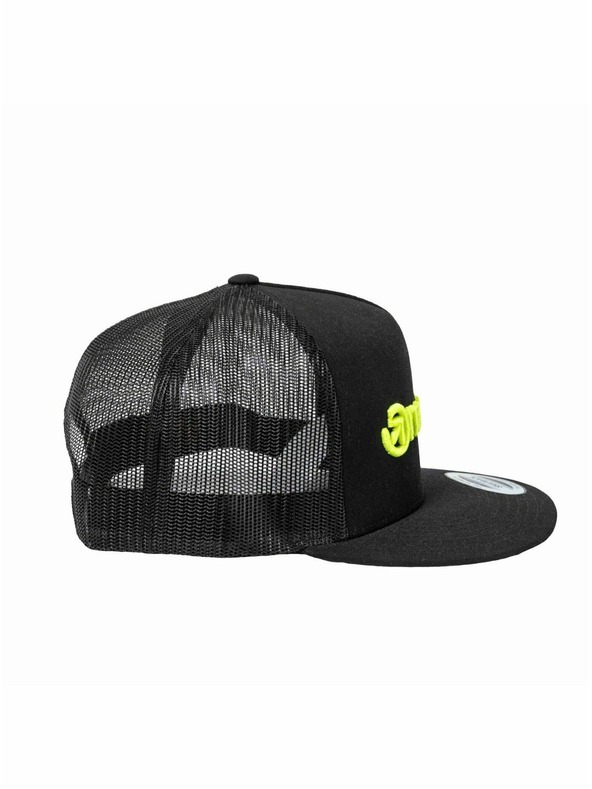 Meatfly Meatfly baseball sapka Mateo Trucker Snapback Lime / Fekete | Fekete | Méret
