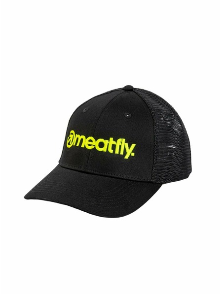 Meatfly Meatfly baseball sapka MF Logo Trucker Lime / Fekete | Fekete | Méret