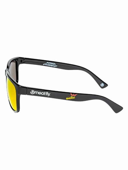 Meatfly Meatfly polarizált napszemüveg Gammy Black Big Shock | Fekete | Méret