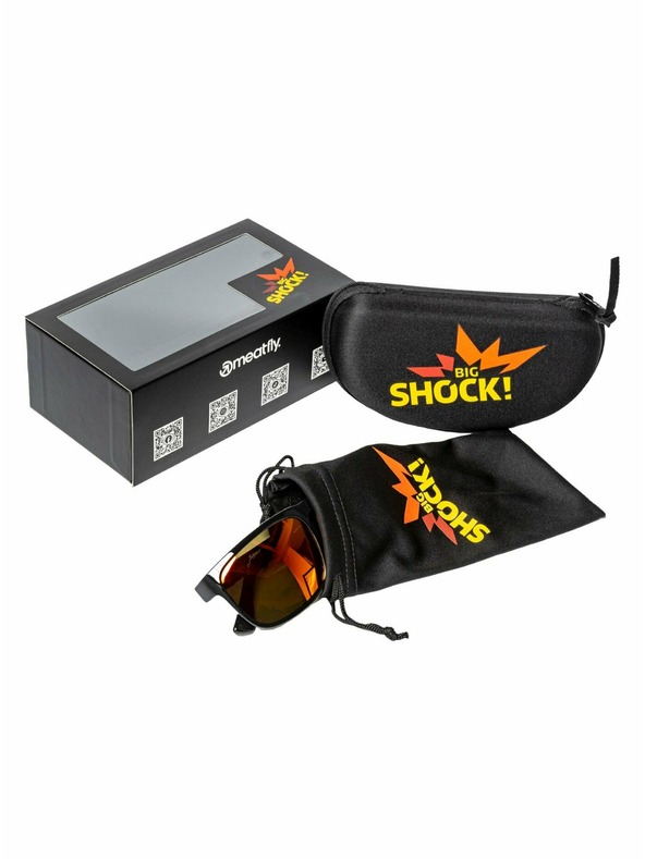 Meatfly Meatfly polarizált napszemüveg Gammy Black Big Shock | Fekete | Méret