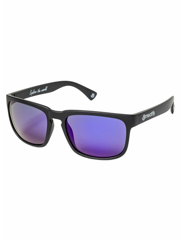 Meatfly Meatfly polarizált napszemüveg Gammy Black Matt/Purple | Fekete | Méret