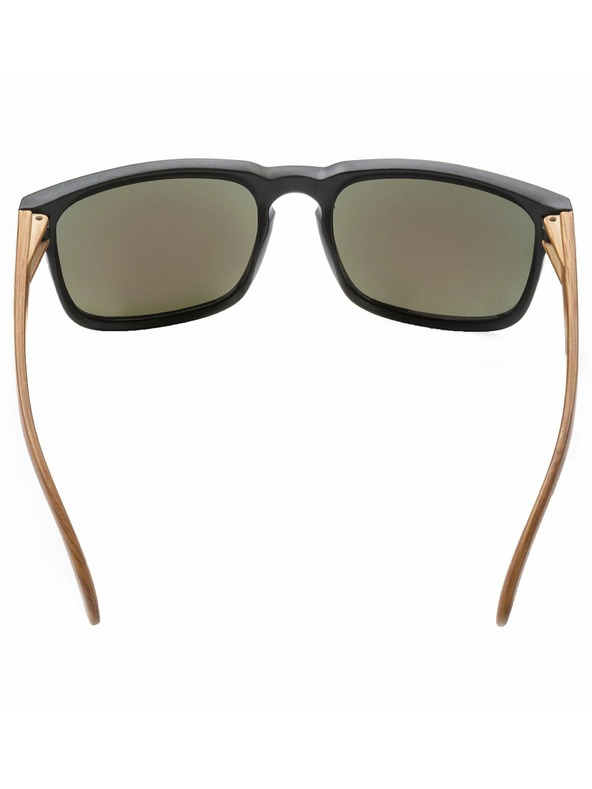 Meatfly Meatfly napszemüveg Memphis Black / Wood | Narancssárga | Méret