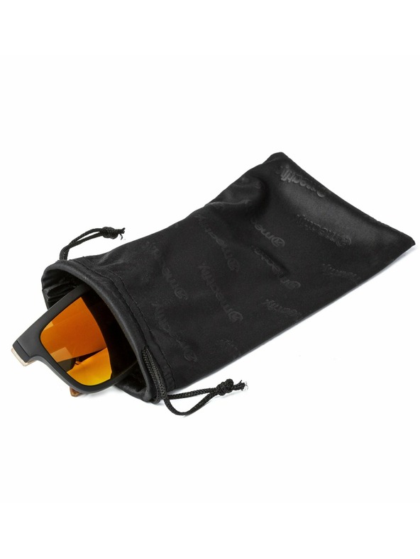 Meatfly Meatfly napszemüveg Memphis Black / Wood | Narancssárga | Méret