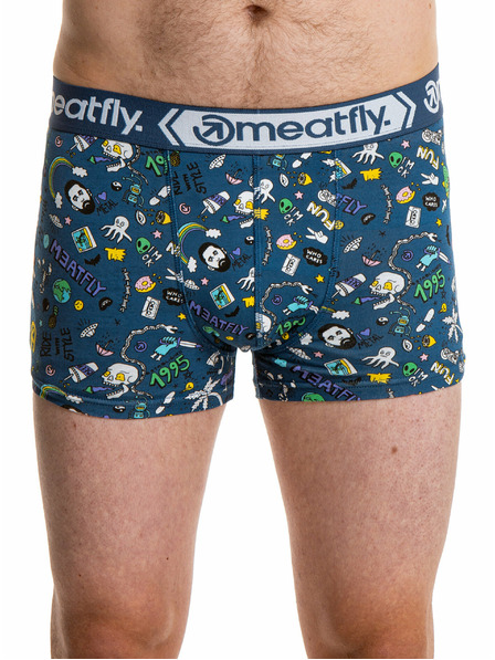 Meatfly Meatfly férfi boxeralsó Balboa Boxershorts Tools/Jamm Ajándékcsomag | Fekete | Méret