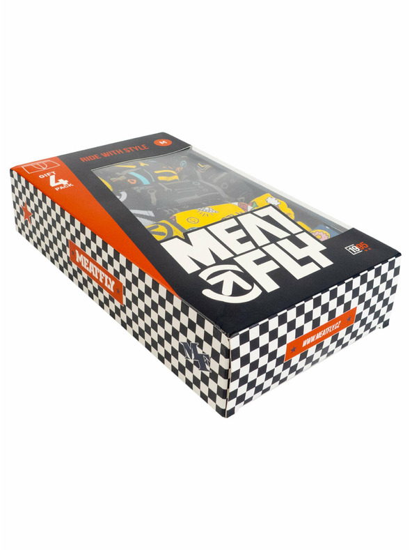 Meatfly Meatfly férfi boxeralsó Balboa Boxershorts Tools/Jamm Ajándékcsomag | Fekete | Méret