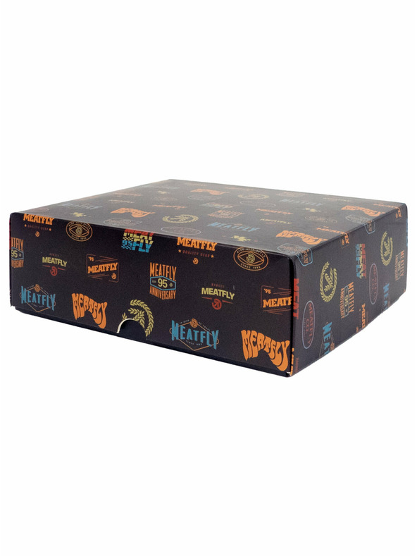 Meatfly Meatfly férfi alsónadrág Agostino Black Sanchez Ajándékcsomag | Fekete | Méret