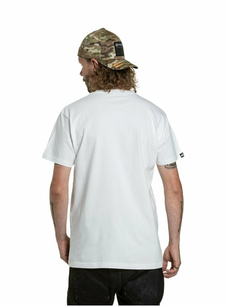 Meatfly Meatfly férfi póló Revital White | Fehér | Méret