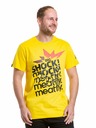 Meatfly Meatfly férfi póló Big Shock Shattered Yellow | Sárga | Méret