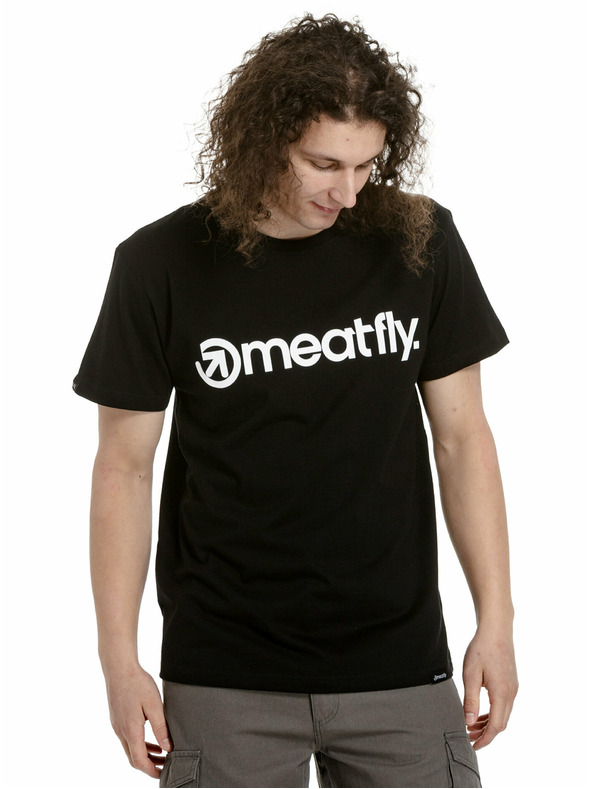 Meatfly Meatfly férfi póló csomag MF Logo Multipack Black/Grey Heather/White | Fekete | Méret