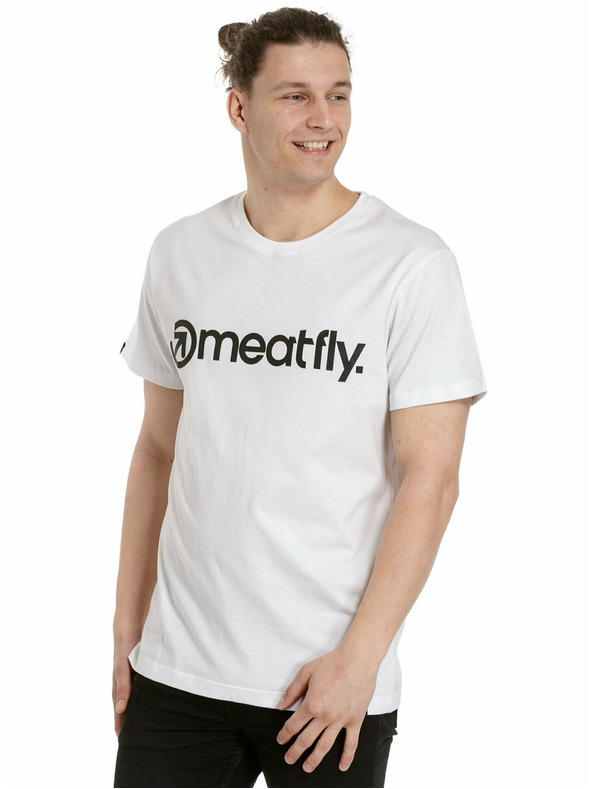 Meatfly Meatfly férfi póló csomag MF Logo Multipack Black/Grey Heather/White | Fekete | Méret