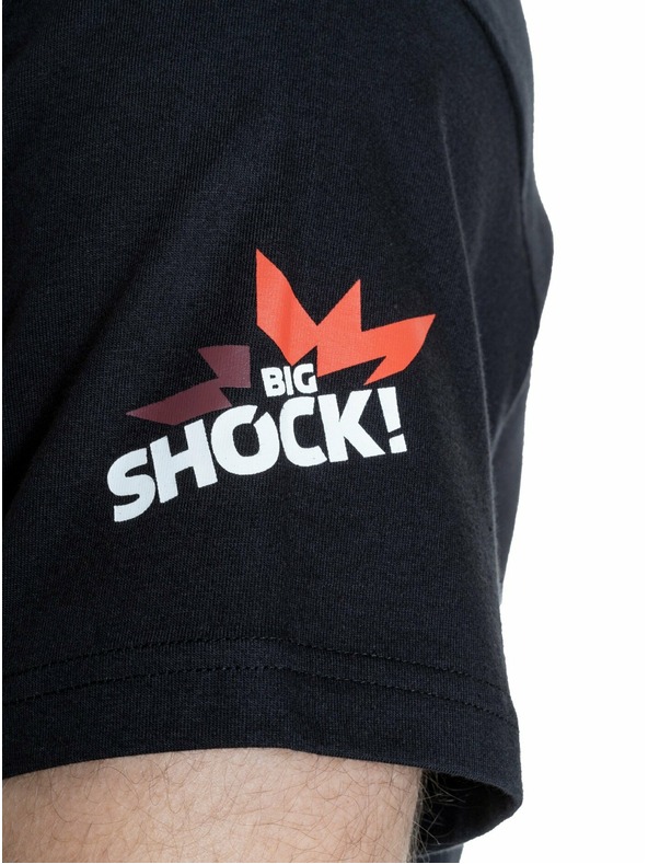 Meatfly Meatfly férfi póló Big Shock 8Bit Black | Fekete | Méret