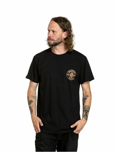 Meatfly Meatfly férfi póló Born To Ride Black | Fekete | Méret